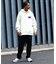 WEB限定 KAVU×FREAK'S STORE/カブー 別注 ヘビーオンス ビッグシルエット ワンポイントロゴ プルオーバーパーカー/フーディー/サガラ刺繍