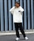 WEB限定 KAVU×FREAK'S STORE/カブー 別注 ヘビーオンス ビッグシルエット ワンポイントロゴ プルオーバーパーカー/フーディー/サガラ刺繍