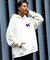 WEB限定 KAVU×FREAK'S STORE/カブー 別注 ヘビーオンス ビッグシルエット ワンポイントロゴ プルオーバーパーカー/フーディー/サガラ刺繍