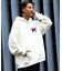 WEB限定 KAVU×FREAK'S STORE/カブー 別注 ヘビーオンス ビッグシルエット ワンポイントロゴ プルオーバーパーカー/フーディー/サガラ刺繍