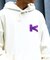 WEB限定 KAVU×FREAK'S STORE/カブー 別注 ヘビーオンス ビッグシルエット ワンポイントロゴ プルオーバーパーカー/フーディー/サガラ刺繍