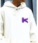 WEB限定 KAVU×FREAK'S STORE/カブー 別注 ヘビーオンス ビッグシルエット ワンポイントロゴ プルオーバーパーカー/フーディー/サガラ刺繍