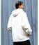 WEB限定 KAVU×FREAK'S STORE/カブー 別注 ヘビーオンス ビッグシルエット ワンポイントロゴ プルオーバーパーカー/フーディー/サガラ刺繍