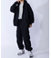 WEB限定 バルーンシルエット スウェットカーゴパンツ/裏起毛/セットアップ対応