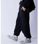 WEB限定 バルーンシルエット スウェットカーゴパンツ/裏起毛/セットアップ対応