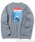 WEB限定 JAWS/ジョーズ 別注 ビッグシルエット バックプリント クルーネックスウェット