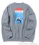 WEB限定 JAWS/ジョーズ 別注 ビッグシルエット バックプリント クルーネックスウェット