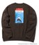 WEB限定 JAWS/ジョーズ 別注 ビッグシルエット バックプリント クルーネックスウェット