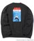 WEB限定 JAWS/ジョーズ 別注 ビッグシルエット バックプリント クルーネックスウェット