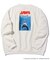 WEB限定 JAWS/ジョーズ 別注 ビッグシルエット バックプリント クルーネックスウェット
