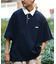 WEB限定 KAVU×FREAK'S STORE/カブー 別注 ビッグシルエット SS ラガーシャツ/襟配色/クレリック