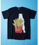 WEB限定 go slow caravan×FREAK'S STORE/ゴースローキャラバン 別注 フライドポテトクマ プリントTシャツ