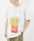 WEB限定 go slow caravan×FREAK'S STORE/ゴースローキャラバン 別注 フライドポテトクマ プリントTシャツ