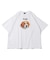 WEB限定 ビッグシルエット フロント刺繍 アニマルプリントTシャツ/Beagle/ビーグル/DOG/犬