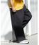 WEB限定 タックワイドストレートシルエット ワークパンツ/TCツイル/デニム/チノパンツ