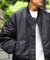 WEB限定 M.M.W×FREAK'S STORE/エムエムダブリュー 別注 ビッグシルエット MA-1/ナイロンジャケット