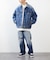 DAMAGE DENIM JACKET /デニムジャケット ダメージ加工 刺繍