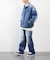 DAMAGE DENIM JACKET /デニムジャケット ダメージ加工 刺繍