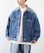 DAMAGE DENIM JACKET /デニムジャケット ダメージ加工 刺繍