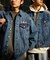 DAMAGE DENIM JACKET /デニムジャケット ダメージ加工 刺繍