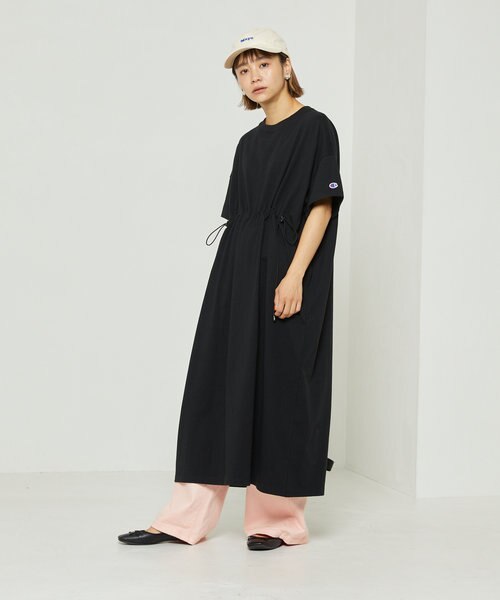 ワンピース　半袖 別注CODE SHORT SLEEVE ONE PIECE/別注コード半袖ワンピース