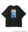WEB限定 JAWS/ジョーズ 別注 ビッグシルエット バックプリント クルーネックTシャツ