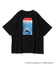 WEB限定 JAWS/ジョーズ 別注 ビッグシルエット バックプリント クルーネックTシャツ