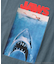 WEB限定 JAWS/ジョーズ 別注 ビッグシルエット バックプリント クルーネックTシャツ