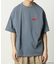 WEB限定 JAWS/ジョーズ 別注 ビッグシルエット バックプリント クルーネックTシャツ