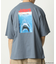 WEB限定 JAWS/ジョーズ 別注 ビッグシルエット バックプリント クルーネックTシャツ