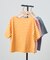 カラーボーダーバスク半袖Tシャツ