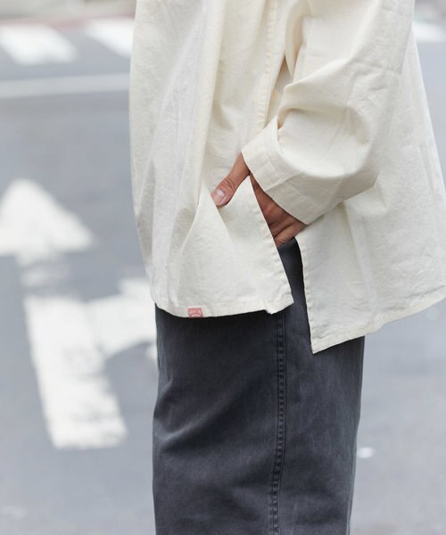 ノーカラー グランパシャツ/ノーカラー/プルオーバー/2｜フリークス