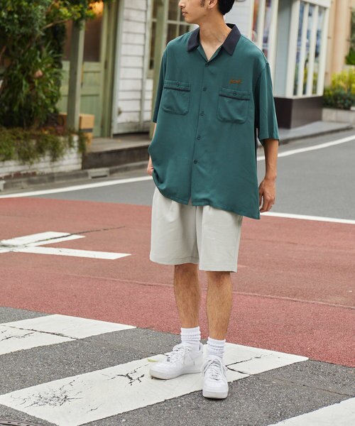 VINTAGE ボーリングシャツ SOLID/オープンカラーシャツ｜フリークス