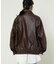 フェイクレザーブルゾン