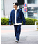 WEB限定 ビッグシルエット デニムジャケット/セットアップ対応