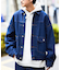 WEB限定 ビッグシルエット デニムジャケット/セットアップ対応