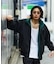 リバーシブル ナイロンフリースブルゾン