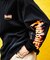 WEB限定 THRASHER×FREAK'S STORE/スラッシャー 別注 ビッグシルエット 袖プリント フレイムロゴ ロングスリーブTシャツ/ロンT