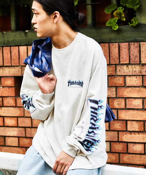 WEB限定 THRASHER×FREAK'S STORE/スラッシャー 別注 ビッグ