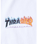 WEB限定 THRASHER×FREAK'S STORE/スラッシャー 別注 ビッグシルエット 袖プリント フレイムロゴ ロングスリーブTシャツ/ロンT