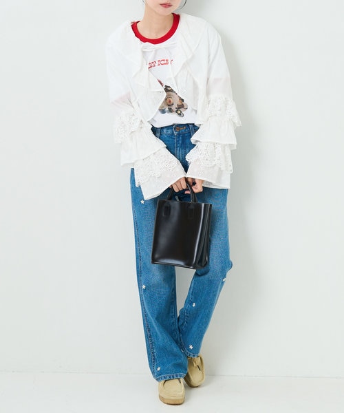 ヴィンテージレースフリルショートボレロ｜フリークスストアの通販