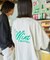 WEB限定 The MINT MOTEL×FREAK'S STORE/ミントモーテル 別注 ビッグシルエット バック刺繍 クルーネックスウェット