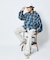 WEB限定 THE ALASKAN×FREAK'S STORE/アラスカン 別注 ビッグシルエット ヘビーネルシャツ/チェックシャツ
