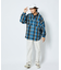 WEB限定 THE ALASKAN×FREAK'S STORE/アラスカン 別注 ビッグシルエット ヘビーネルシャツ/チェックシャツ