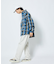 WEB限定 THE ALASKAN×FREAK'S STORE/アラスカン 別注 ビッグシルエット ヘビーネルシャツ/チェックシャツ