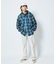 WEB限定 THE ALASKAN×FREAK'S STORE/アラスカン 別注 ビッグシルエット ヘビーネルシャツ/チェックシャツ