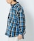 WEB限定 THE ALASKAN×FREAK'S STORE/アラスカン 別注 ビッグシルエット ヘビーネルシャツ/チェックシャツ