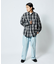 WEB限定 THE ALASKAN×FREAK'S STORE/アラスカン 別注 ビッグシルエット ヘビーネルシャツ/チェックシャツ