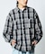 WEB限定 THE ALASKAN×FREAK'S STORE/アラスカン 別注 ビッグシルエット ヘビーネルシャツ/チェックシャツ