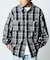 WEB限定 THE ALASKAN×FREAK'S STORE/アラスカン 別注 ビッグシルエット ヘビーネルシャツ/チェックシャツ